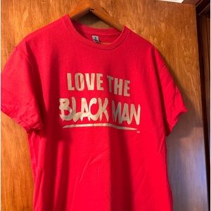 Exclusive Custom T-Shirts - Red with Custom Gold Lettering